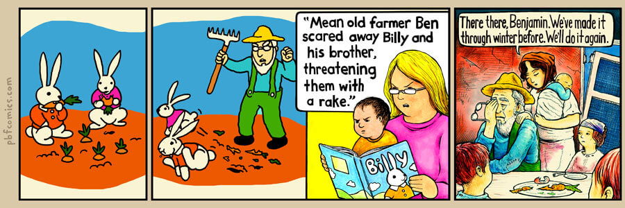 Billy the Bunny, comic #95 from Perry Bible Fellowship